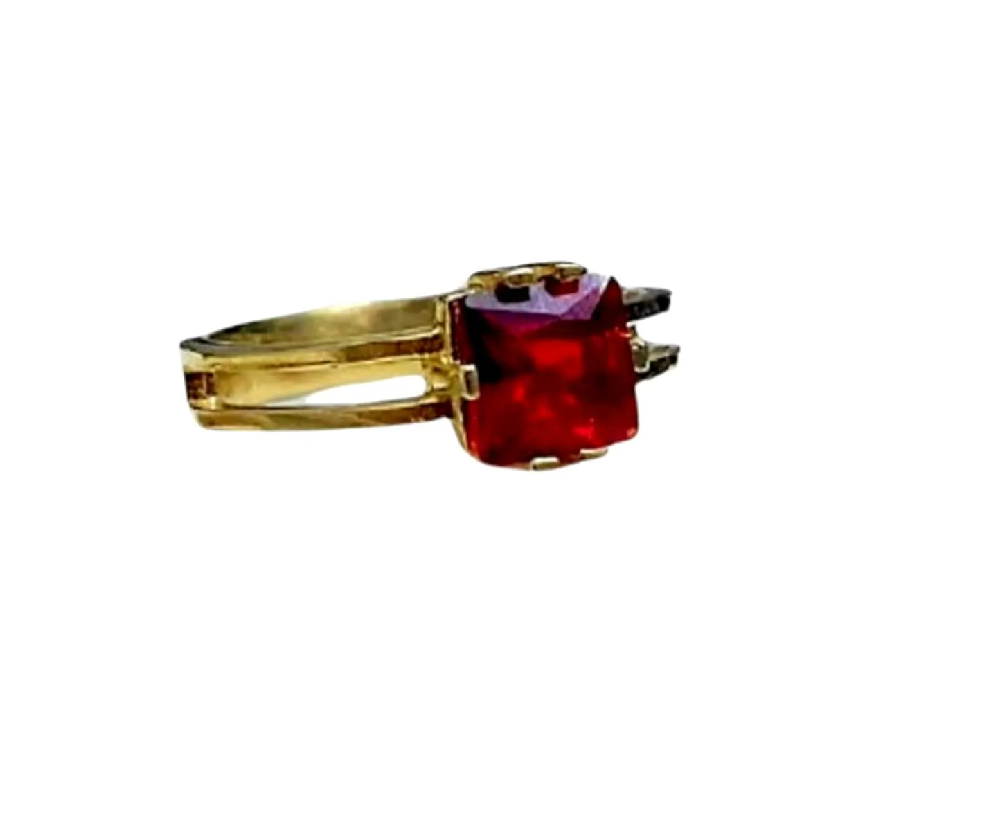 July ring, birthstone ring,Stacking Ring, Ruby Ring,Gold Ring, Stackable Ring,Vintage Ring,Gemstone Ring, Red Ring,Bridal Ring