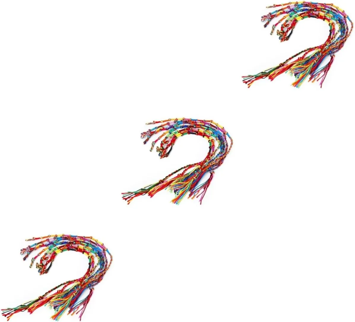 KESYOO 18 pcs braided bracelets woven friendship bracelets Knurled bracelet Ankle bracelet Thread wrist bracelet to weave wristband