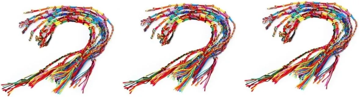 KESYOO 18 pcs braided bracelets woven friendship bracelets Knurled bracelet Ankle bracelet Thread wrist bracelet to weave wristband