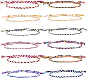 LIFKOME 12pc Copper Bead Bracelet Adjustable Grounding Wrist Band Fashion Stretchy Hand Chain