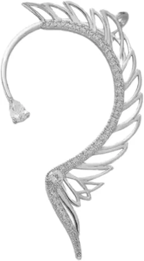 LIFKOME Butterfly Ear Cuffs for Women Gold Plated Rhinestone Earring Hoop Fashionable Earrings