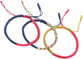LIFKOME Elegant Ethnic Handmade Bracelet Colorful Rope Wristband Jewelry Fashion Accessory 3 Pack