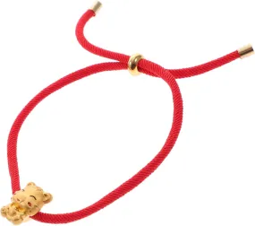 LIFKOME New Year Tiger Woven Bracelet Braided Rope Handmade Charm Bracelet One Size Fits