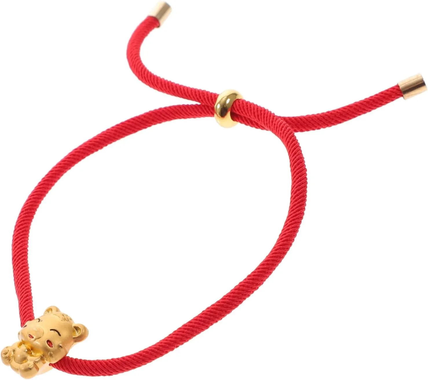 LIFKOME New Year Tiger Woven Bracelet Braided Rope Handmade Charm Bracelet One Size Fits