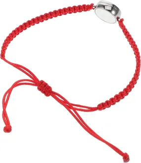 LIFKOME Red String Bangle Bracelet Lucky Rope for Women Chinese Style Adjustable Fashionable Handmade Bracelet