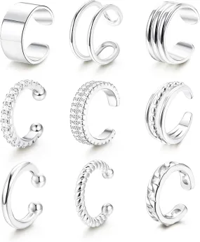 LOLIAS    for Women Non Piercing Gold Ear Cuffs    Ear Cuff for Non Pierced Ears Clip on Cartilage Earring   Lightweight