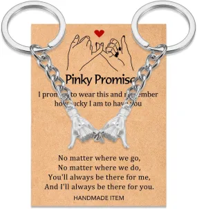 Matching Keychains for Couples, Birthday Valentines Day Gifts for Boyfriend Girlfriend Best Friend Bestie BFF