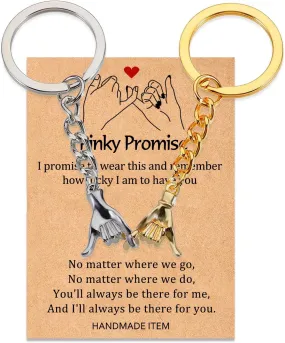 Matching Keychains for Couples, Birthday Valentines Day Gifts for Boyfriend Girlfriend Best Friend Bestie BFF