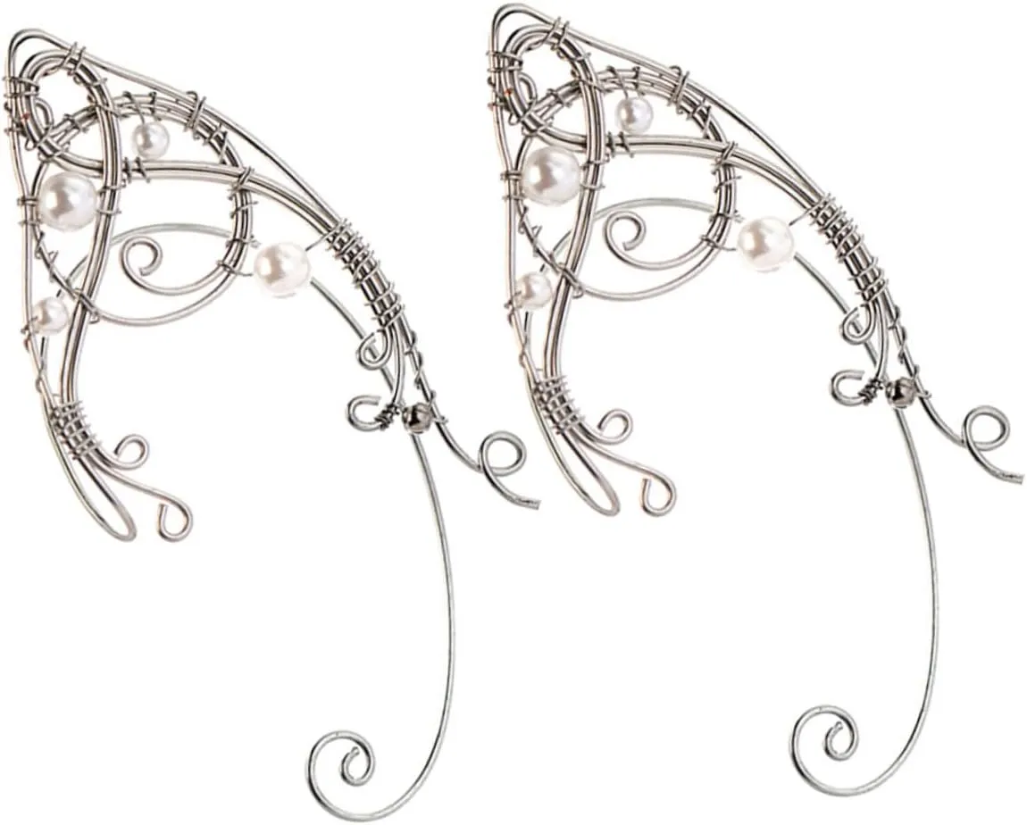 Metal Ear Hook Earring Elf Clip-on Earrings Earring Wrap Crawler Hook for Women Fashion Ear Cuff Jewelry