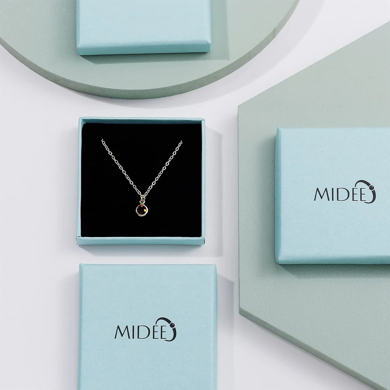 MIDEEO Dainty Gold Layered Bracelet for Women 14K Gold Plated Layered Bracelet Set Layering Bracelets Simple Satellite Box Coins Beaded Layering Set Women Jewelry Gift