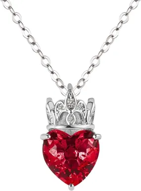 Necklace,Personalised necklace,Women Necklaces Pendants Party Birthday Necklaces Pendant Necklace Heart Jewelry Queen Princess Girl For GirlsTeen For Daughter Women Crown Initial Necklace J ( Color :