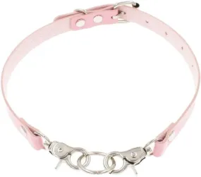 Novelty Women Punk Chain Choker Necklace Adjustable Hip Hop Costume Cosplay Collar Choker