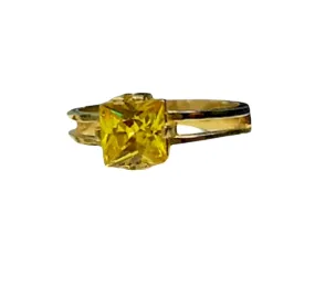 November Ring, Gemstone Ring, Citrine Ring, Square Ring,Thin Birthstone Ring,Stacking Ring,Gold Ring