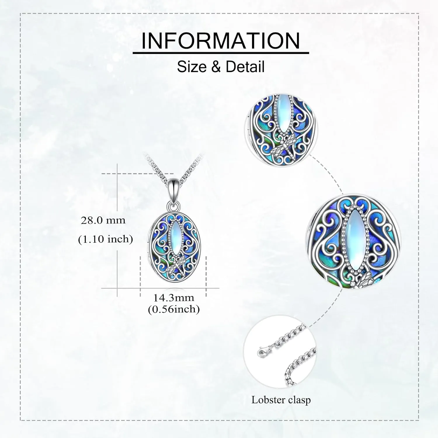 ONEFINITY Tree of Life Locket Necklace Sterling Silver Locket Necklace That Holds Pictures Tree of Life Locket Pendant for Women Wife Girlfriend