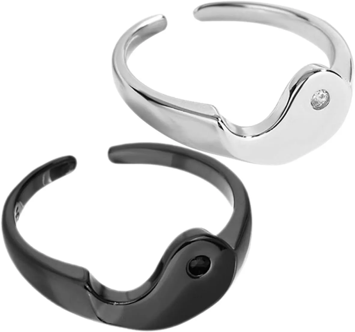 PartyKindom Couple Rings Engagement Jewelry for Couples and Colors Birthdays and Valentine Day