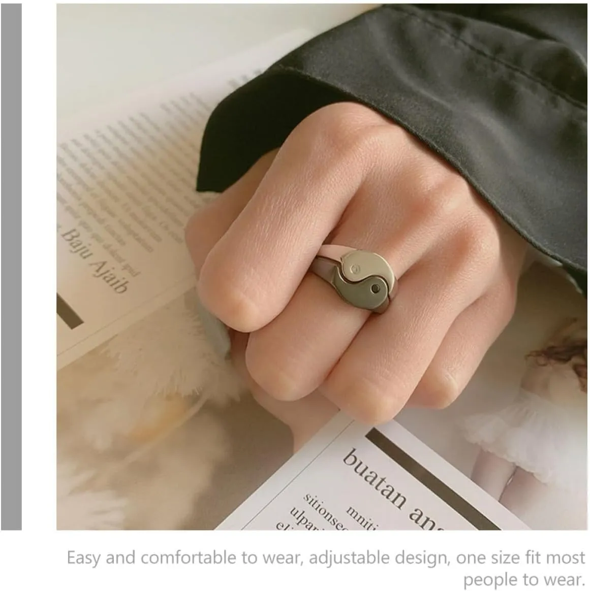 PartyKindom Couple Rings Engagement Jewelry for Couples and Colors Birthdays and Valentine Day