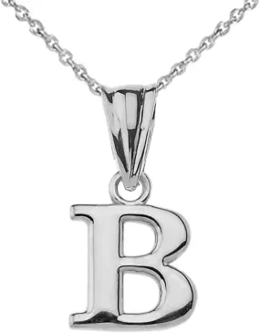 PERSONALIZED STERLING SILVER MILGRAIN INITIAL PENDANT NECKLACE - Letters: G, Pendant/Necklace Option: Pendant With 22" Chain
