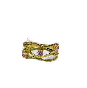 Rose Quartz Ring,Tiny Ring,Gold Ring,Slim Stacking Ring,Gemstones Ring,Dainty Ring,October Ring,Pink Ring