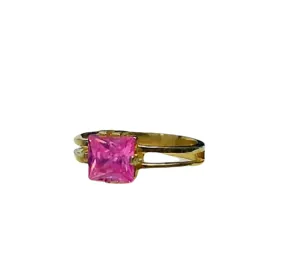 Rose Quartz Ring,Tiny Ring,Gold Ring,Slim Stacking Ring,Gemstones Ring,Dainty Ring,October Ring,Pink Ring