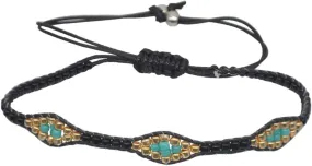 SAFIGLE 1 PC Colorful Bead Bracelet Arm Ornament Lady Bracelet Friendship Chain Wrist Chain Retro Chain Bohemian