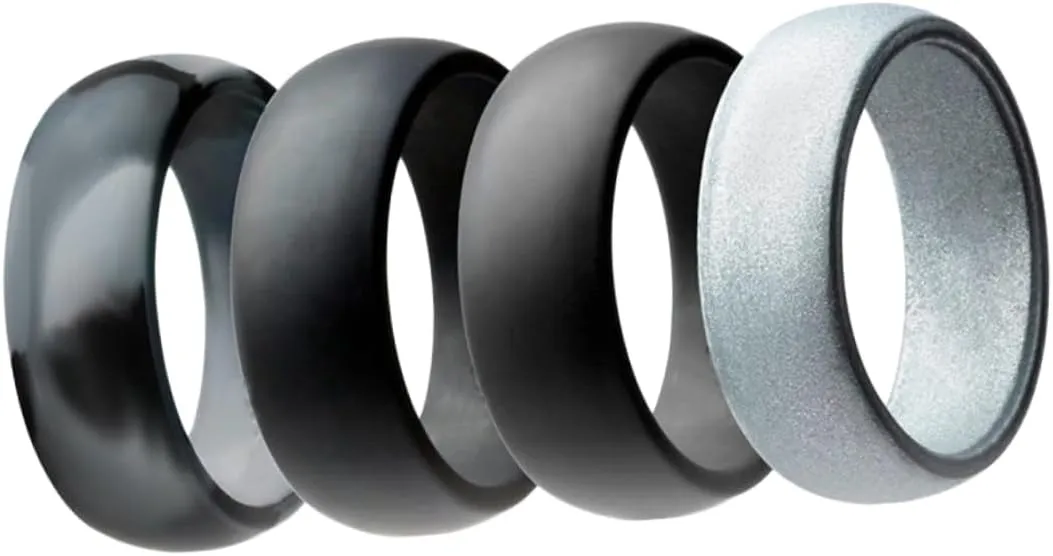 Silicone Wedding Rings Ctr - Rings Silver Rings Couples for Couples Work Rings Sports