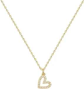 Small Cross Necklaces for Women 14K Gold Plated Tiny Butterfly Bar Pendant Choker Necklace Simple Gold Heart Necklace Trendy Everyday Jewelry Gift