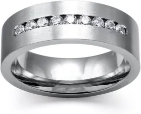 Square CZ Wedding Engagement Ring Bridal Sets for Women Anniversary Valentine His Hers Couples Matching Rings