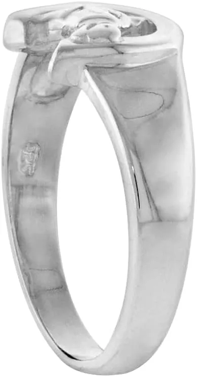 Sterling Silver Tiny Horseshoe Toe Ring for Women Ring for Women Pinky Midi Knuckle Available in Size 1 to 5