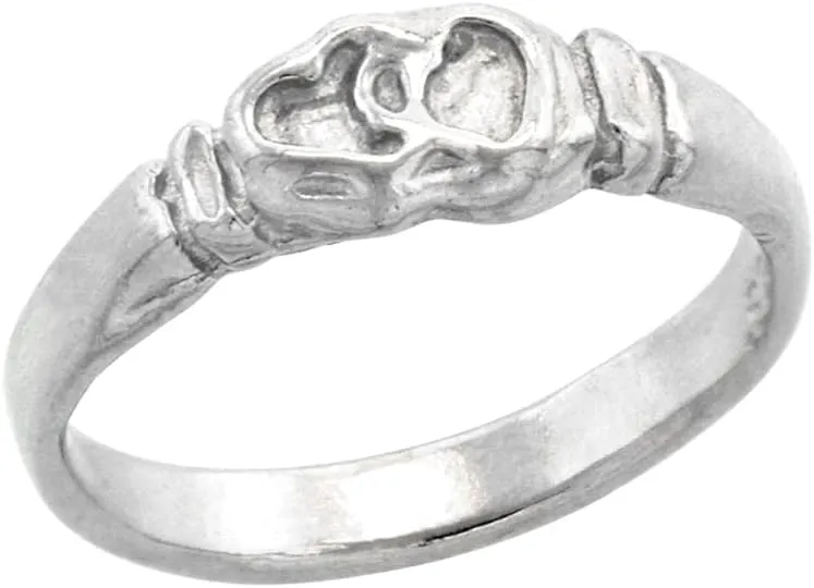 Sterling Silver Tiny Interlocking Hearts Toe Ring for Women Pinky Ring Midi Knuckle Ring Available in Size 1 to 5