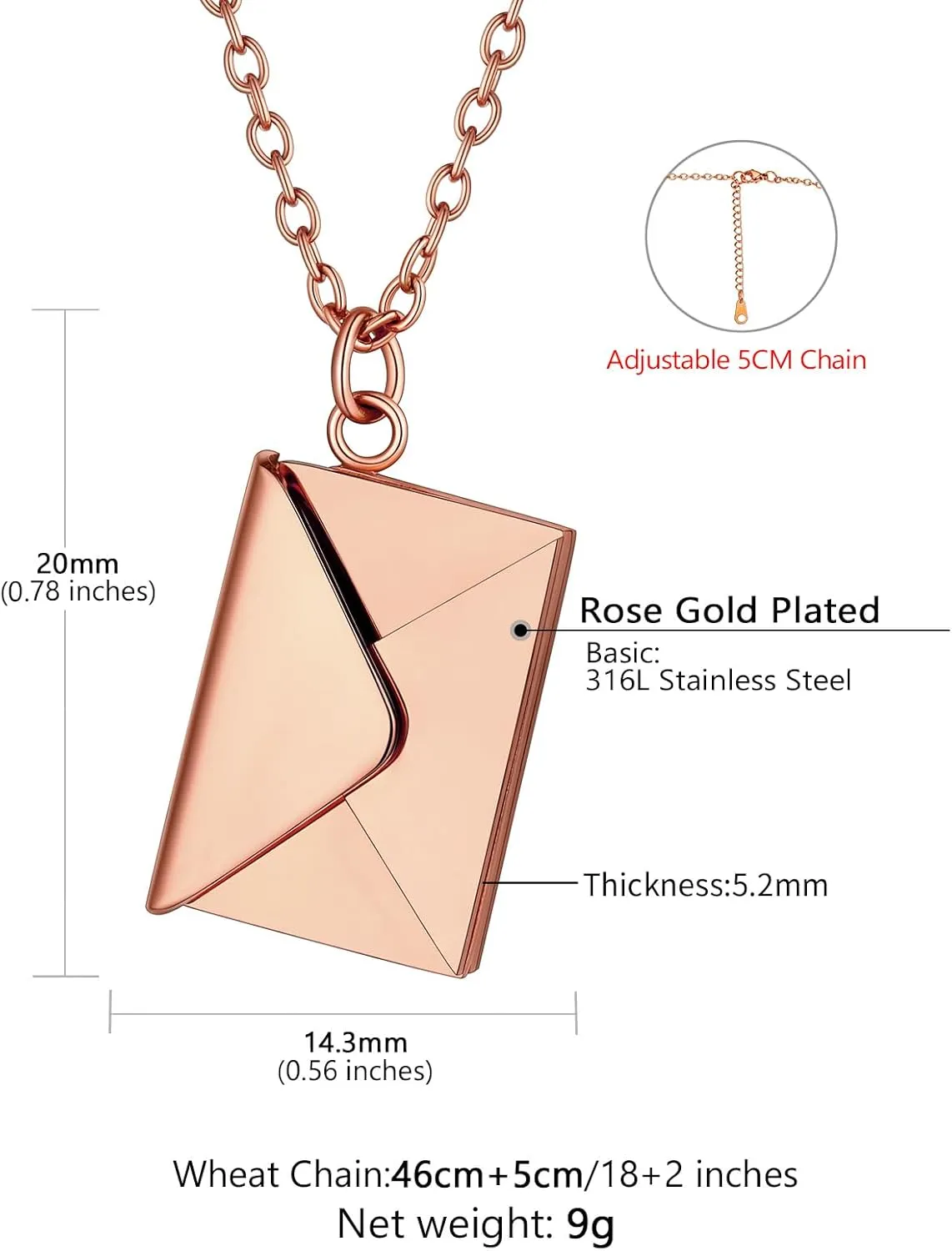 Supcare Locket Necklace That Holds Pictures-Engraved Photo Pendant Custom Jewellery Gifts for Men Women (with Jewellery Gift Box)