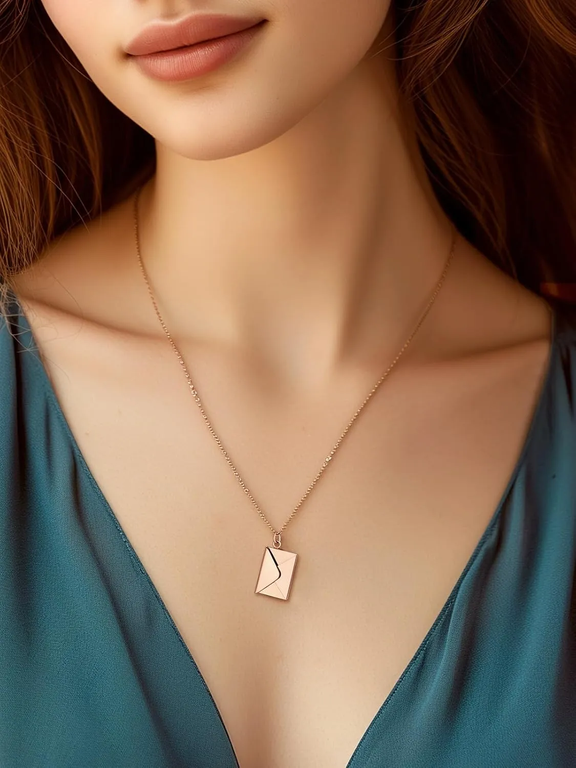 Supcare Locket Necklace That Holds Pictures-Engraved Photo Pendant Custom Jewellery Gifts for Men Women (with Jewellery Gift Box)