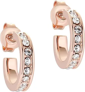 Ted Baker Seenita Nano Hoop Huggie Earrings - Rose Gold, Gold or Silver Tone Options