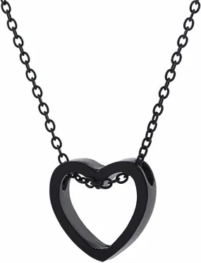 Tiny Gold Heart Choker Necklace Dainty Cute Initial Heart Pendant Layered Heart Necklaces for Women