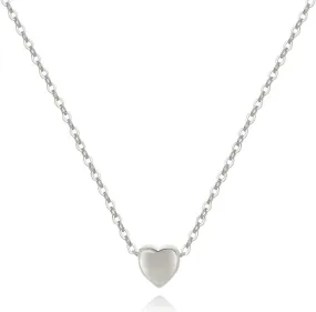Tiny Gold Heart Choker Necklace,Dainty Cute Initial Heart Pendant Necklace,Rose Necklace,Layered Heart Necklaces for Women,Christmas Gift