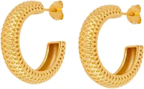 Unique Design Big Hoop Earrings Gold Hoop Earrings for Women Fashion Jewelry Minimalist Statement Earrings