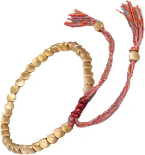 Unisex Hand Chain Woven Bracelet Bead Tassel Tassel Wrist Chain Woven Wrist Jewelry