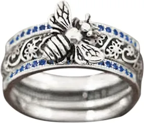 Valentines Day Couple Rings, 925 Sterling Silver Promise Ring Love Couples Jewelry, Engagement Wedding Ring for