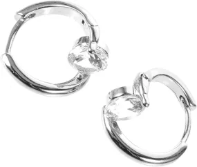 VALICLUD Cubic Zirconia Hoop Earrings Small Minimalist Earrings for Women Fashion Jewelry Studs