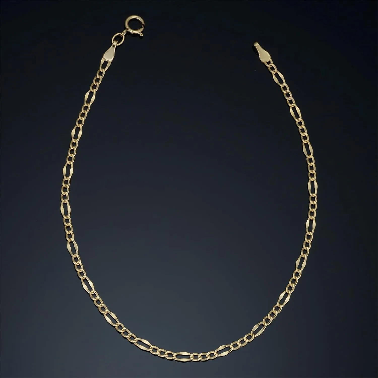 VESNIBA Anklets for Women. 10 Inch Anklet Gold Rope Chain Anklet Box Chain Cuban Chain Figaro Chain Anklet Summer Woven Bracelet (Gold, One Size)