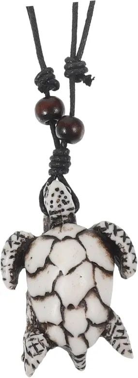 Woven Turtle Pendant Necklace for Men Vintage Decorative Jewelry Handmade Design Stylish Accessory for Various Outfits
