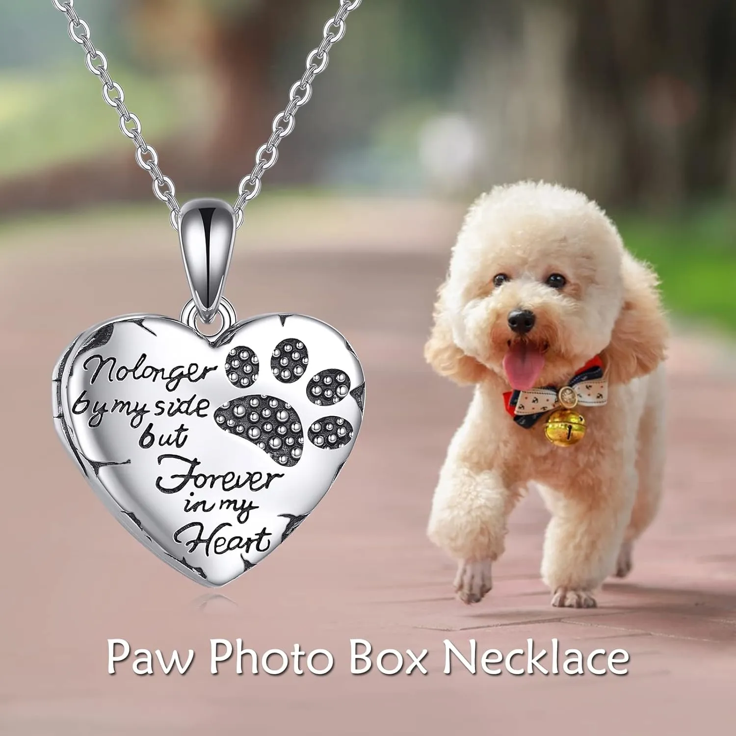 YFN Locket Necklace 925 Sterling Silver Heart Locket Necklace that Holds Pictures for Women Jewelry Gifts