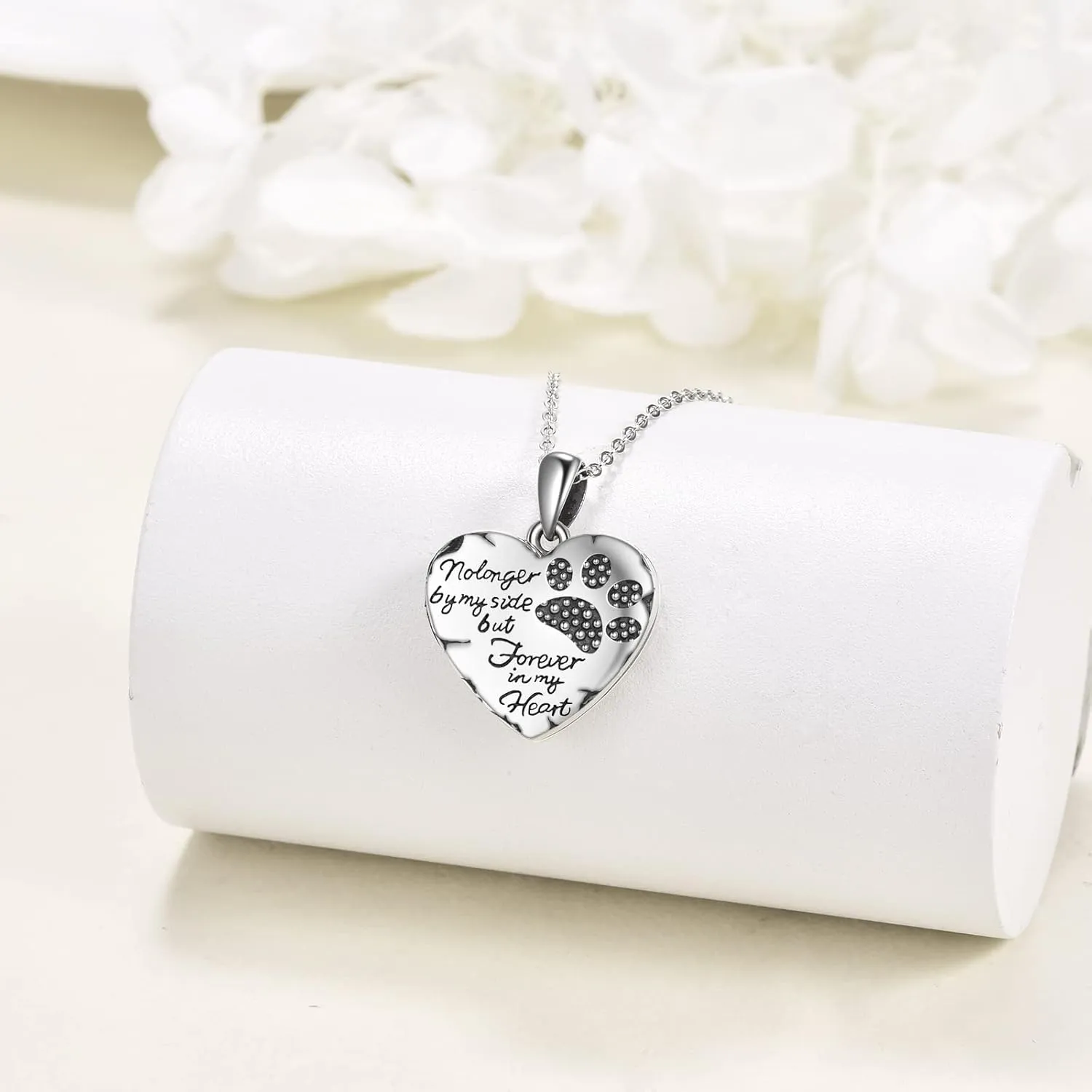 YFN Locket Necklace 925 Sterling Silver Heart Locket Necklace that Holds Pictures for Women Jewelry Gifts